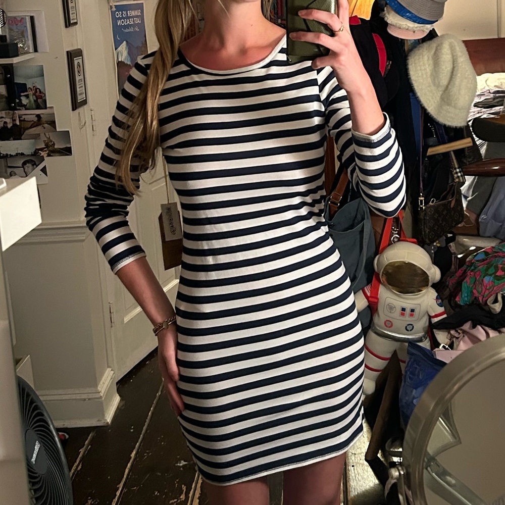 Billabong long sleeved Striped Dress, New with tags